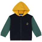 Younger Boys Green 3 Piece Tracksuit Set, 1, hi-res